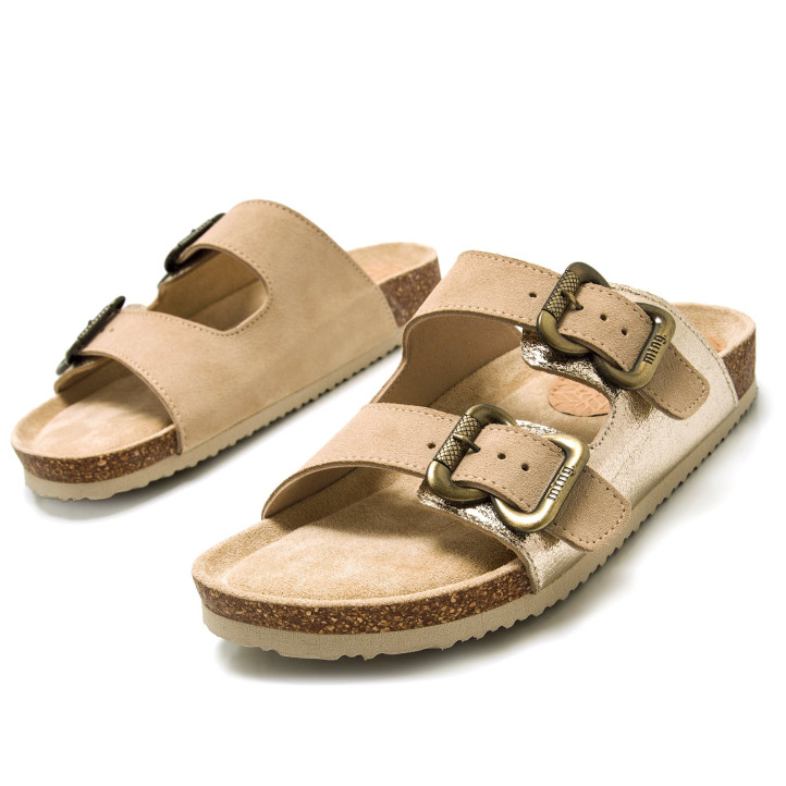 SANDALIAS DE MUJER MUSTANG LAZY BEIGE 59960 59651 - Querol online