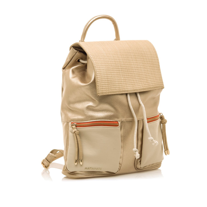 MOCHILAS DE MUJER MARIAMARE CARYS BEIGE CARYS 59957 - Querol online