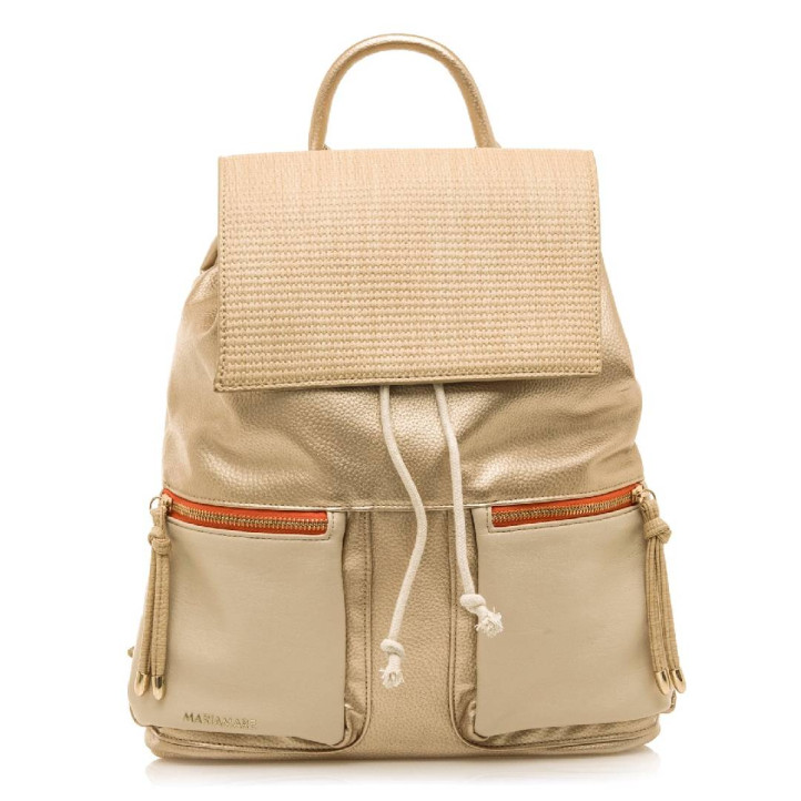 MOCHILAS DE MUJER MARIAMARE CARYS BEIGE CARYS 59957 - Querol online