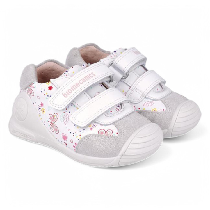 ZAPATOS BIOMECANICS DE NIñA BLANCO 252100B - Querol online