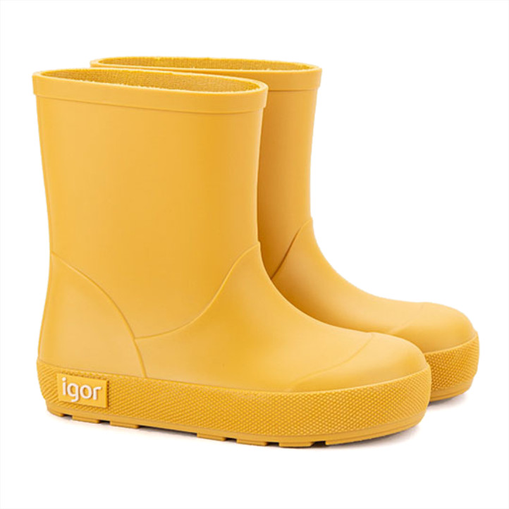 Botas agua Igor yogi amarillo barefoot - Querol online