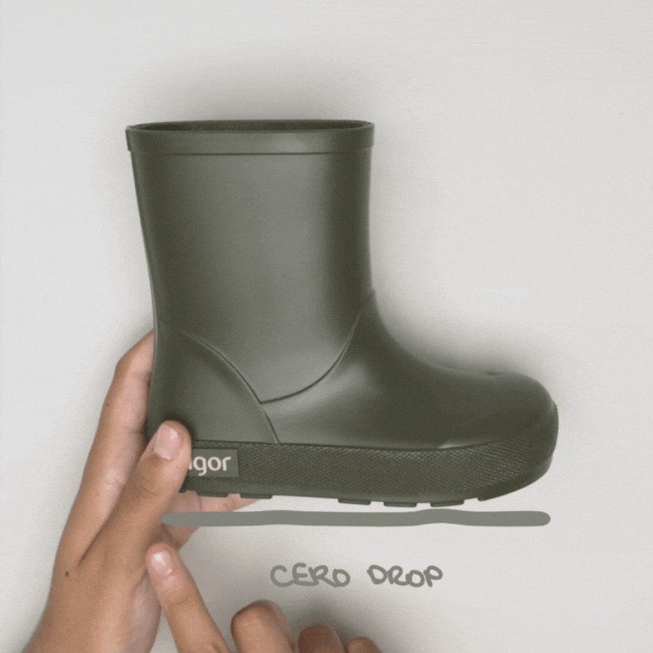 Botas agua Igor yogi kaki barefoot - Querol online