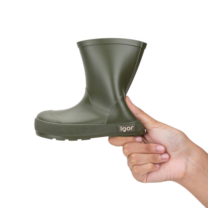 Botas agua Igor yogi kaki barefoot - Querol online