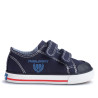 Zapatillas lona Pablosky con doble velcro y puntera de goma