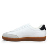 Zapatillas deporte Levi's jackson blancas con suela caramelo
