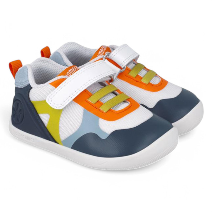 ZAPATILLAS DEPORTE BIOMECANICS DE NIñO BLANCO Y AZUL 252163A - Querol online