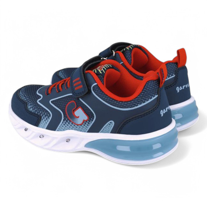 ZAPATILLAS DEPORTE GARVALIN DE NIñO MARINO 252828A - Querol online