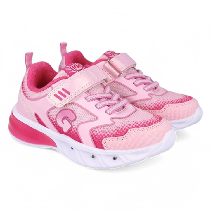 ZAPATILLAS DEPORTE GARVALIN DE NIñA ROSA 252828C - Querol online