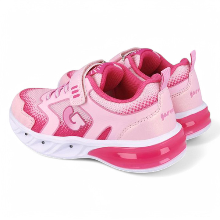 ZAPATILLAS DEPORTE GARVALIN DE NIñA ROSA 252828C - Querol online