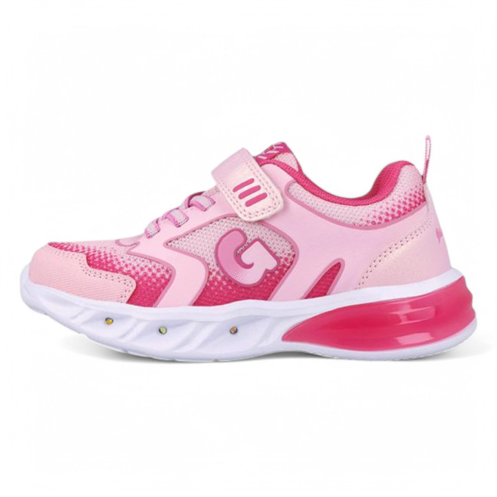 ZAPATILLAS DEPORTE GARVALIN DE NIñA ROSA 252828C - Querol online