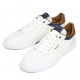 Sabates sport Pepe Jeans kenton court blancs amb detalls blaus i marrons - Querol online