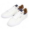 Zapatos sport Pepe Jeans kenton court blancos con detalles azules y marrones