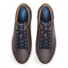 Sabates sport Pepe Jeans kenton court marrons amb detalls blaus i marrons