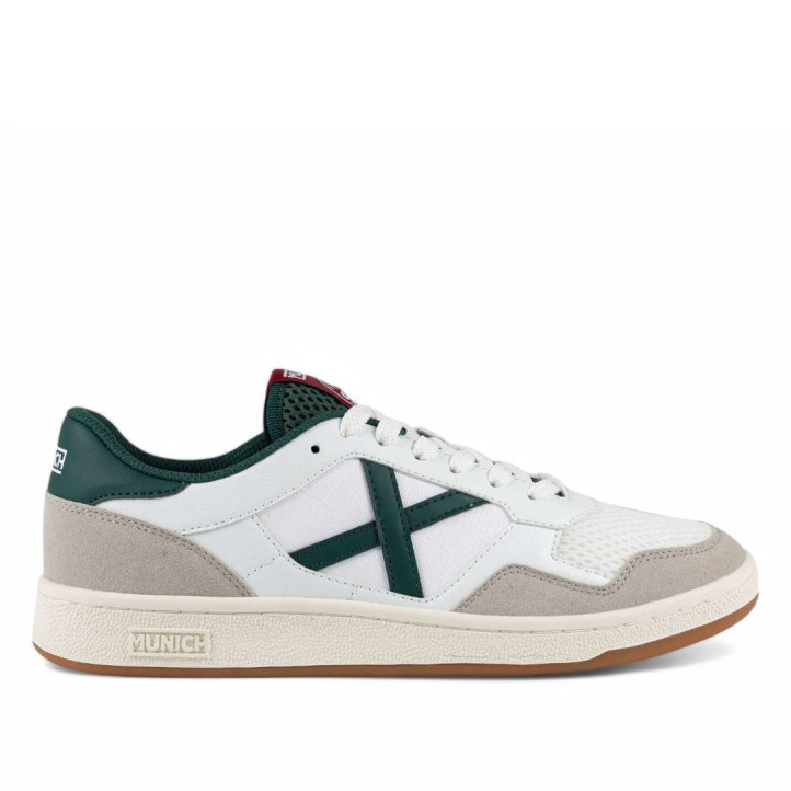 Zapatillas deportivas Munich arrow 73 blancas y verdes - Querol online