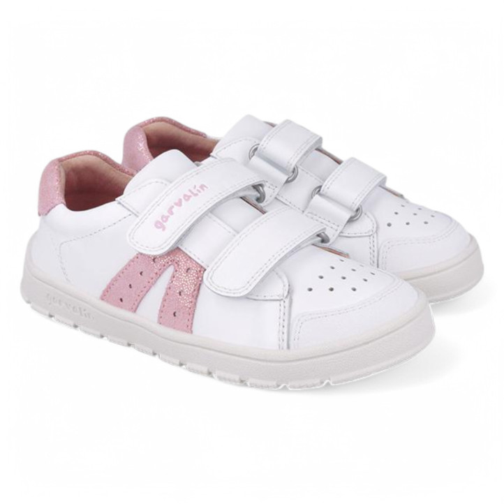 ZAPATILLAS DEPORTE GARVALIN DE NIñA BLANCO 252507B - Querol online