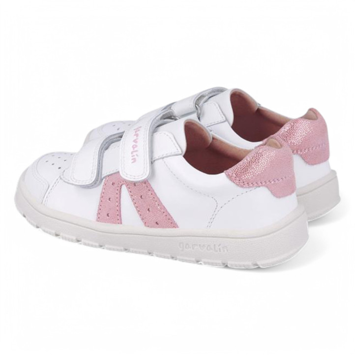 ZAPATILLAS DEPORTE GARVALIN DE NIñA BLANCO 252507B - Querol online