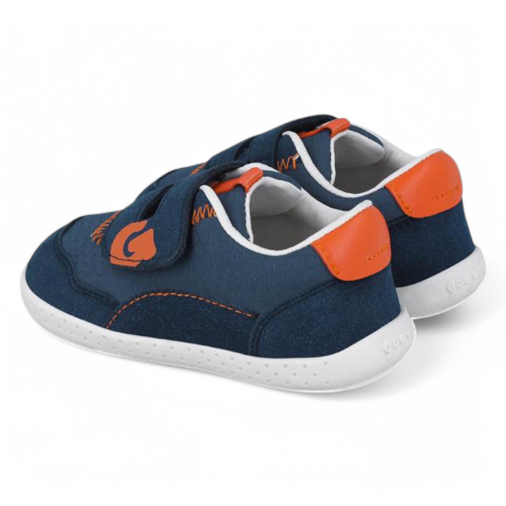 ZAPATOS GARVALIN DE UNISEX AZUL Y NARANJA 252335A - Querol online