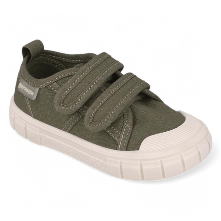 ZAPATILLAS LONA GARVALIN DE UNISEX KAKI 252381B - Querol online