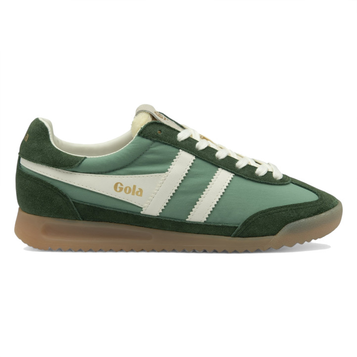 Zapatillas urban Gola firefly green mist con evergreen y off white para mujer - Querol online