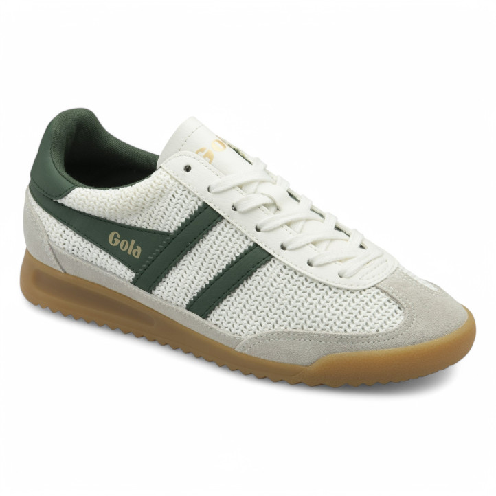 Zapatillas urban Gola tornado zhepyr off white con evergreen para mujer - Querol online