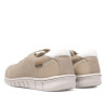 Zapatos sport Baerchi taupe con cordones elásticos