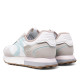 Zapatillas urban Sweden Klë blancas con detalles girses y azul pastel para mujer - Querol online