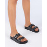 CHANCLAS DE MUJER ZAXY PARTNER NEW AD GLITTER BLACK