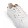 Zapatillas urban Pepe Jeans kenton max blancas con detalles marrones para mujer