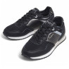 Zapatillas urban Pepe Jeans london shine negras con paneles metalizados para mujer