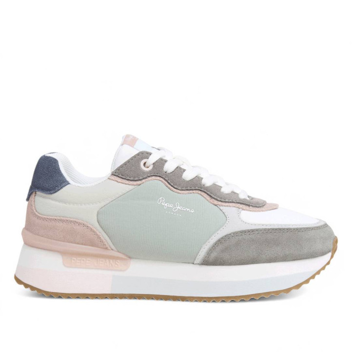 Zapatillas urban Pepe Jeans rusper class en tonos frios para mujer - Querol online