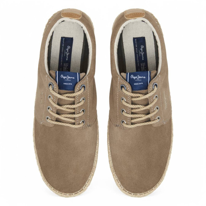 Sabates sport Pepe Jeans tourist west marrons estil espardenya per a home - Querol online