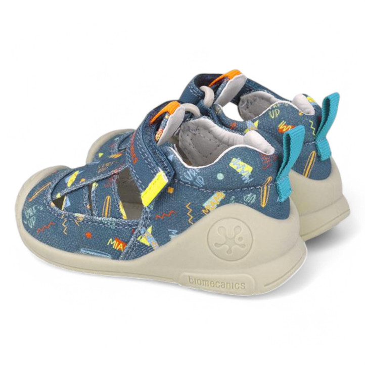 ZAPATOS BIOMECANICS DE NIñO AZUL 252179A - Querol online