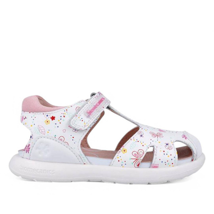 SANDALIAS BIOMECANICS DE NIñA BLANCO 252230B - Querol online