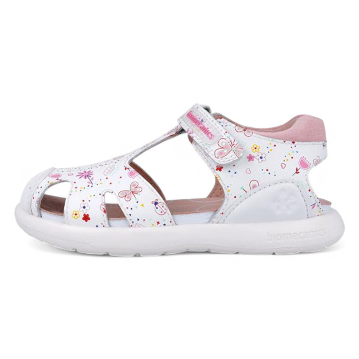 SANDALIAS BIOMECANICS DE NIñA BLANCO 252230B - Querol online