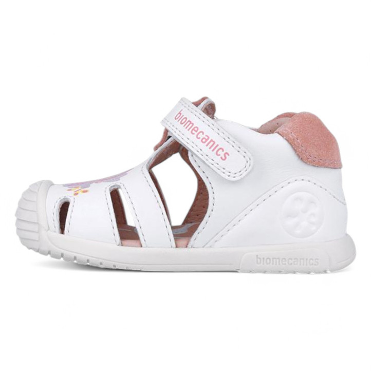 SANDALIAS BIOMECANICS DE NIñA BLANCO 252111A - Querol online