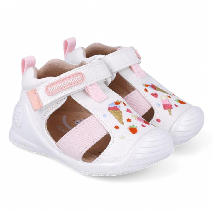 ZAPATOS BIOMECANICS DE NIñA BLANCO 252183C - Querol online