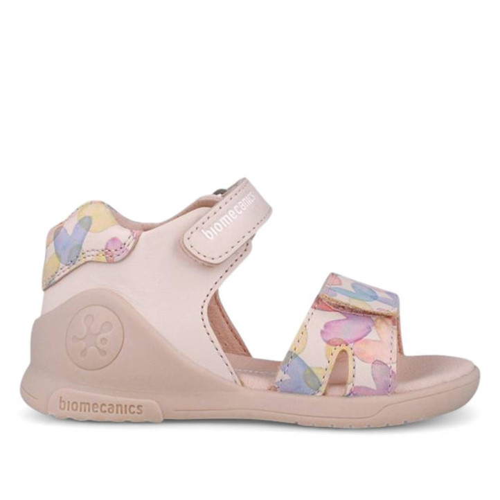 SANDALIAS BIOMECANICS DE NIñA ROSA MULTICOLOR 252141A - Querol online