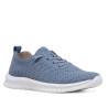 Zapatillas urban Amarpies azules caladas estilo slip on