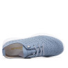 Zapatillas urban Amarpies azules caladas estilo slip on