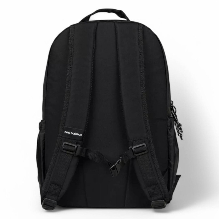 Mochila New Balance negra con bolsillo delantero unisex - Querol online