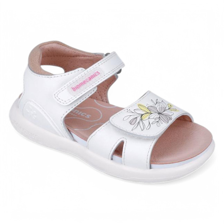 SANDALIAS BIOMECANICS DE NIñA BLANCO 252233B - Querol online