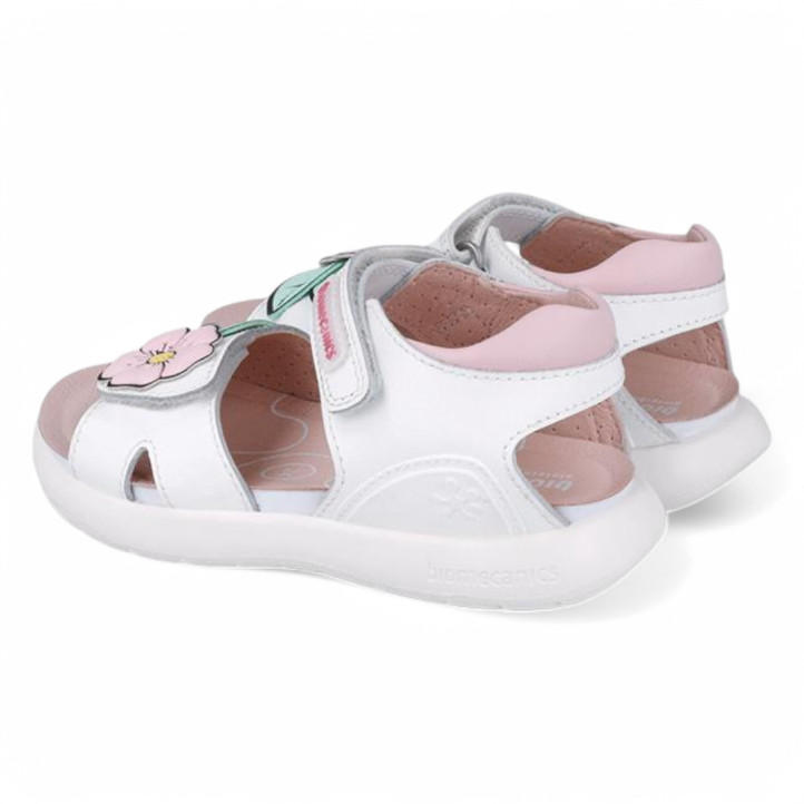 SANDALIAS BIOMECANICS DE NIñA BLANCO 252234A - Querol online