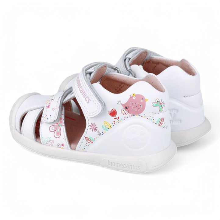 ZAPATOS BIOMECANICS DE NIñA BLANCO 252107B - Querol online