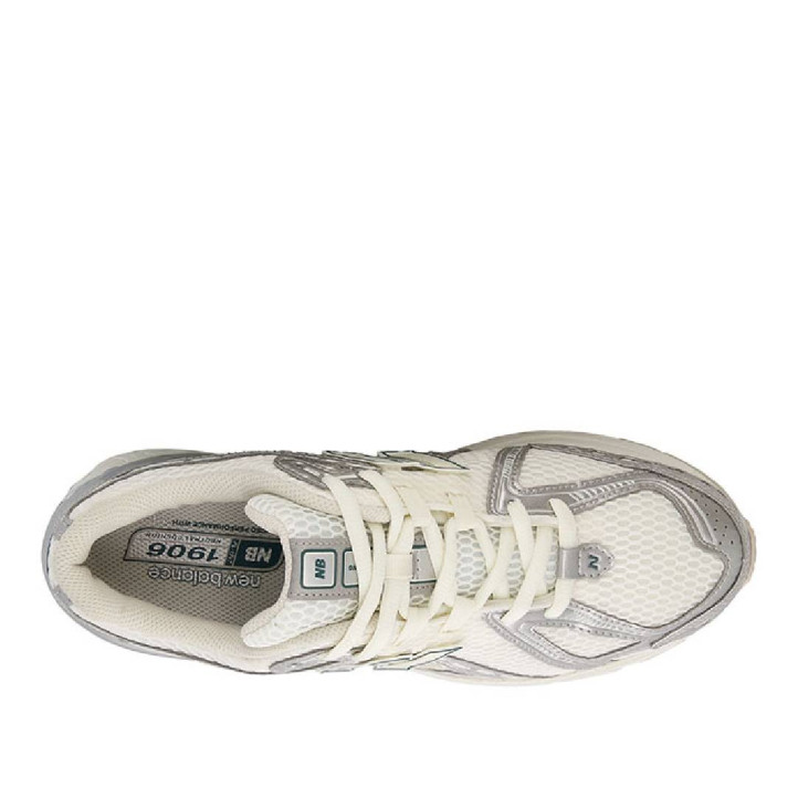 Sabatilles esportives New Balance 1906R silver metalic amb sea salt i new spruce per a dona - Querol online