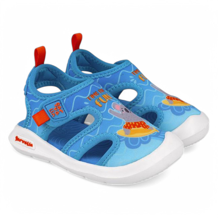 CHANCLAS GARVALIN DE UNISEX ADU AZUL 252846A - Querol online