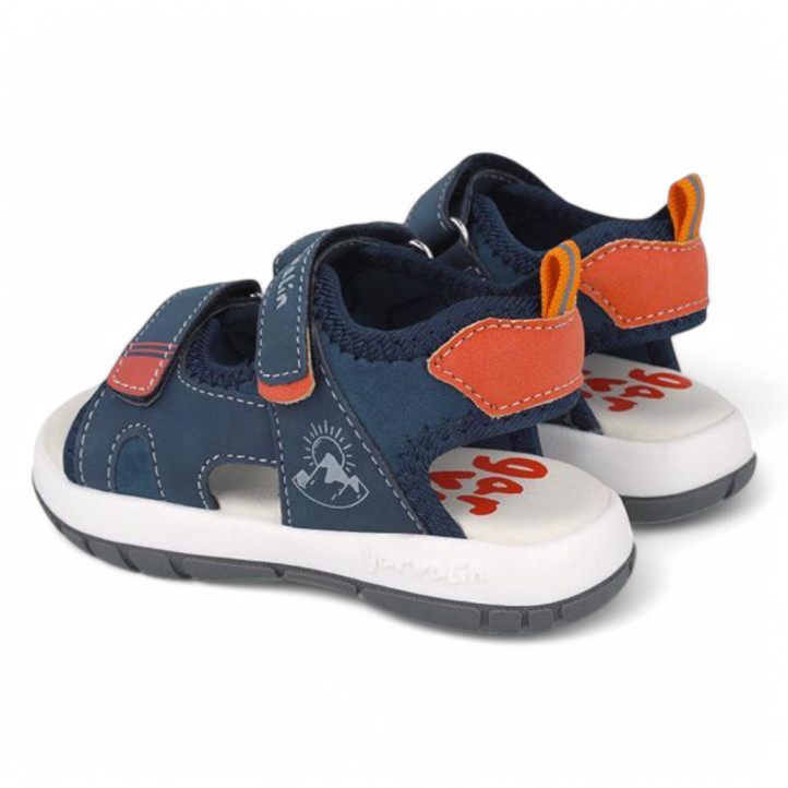 SANDALIAS GARVALIN DE NIñO MARINO 252822A - Querol online