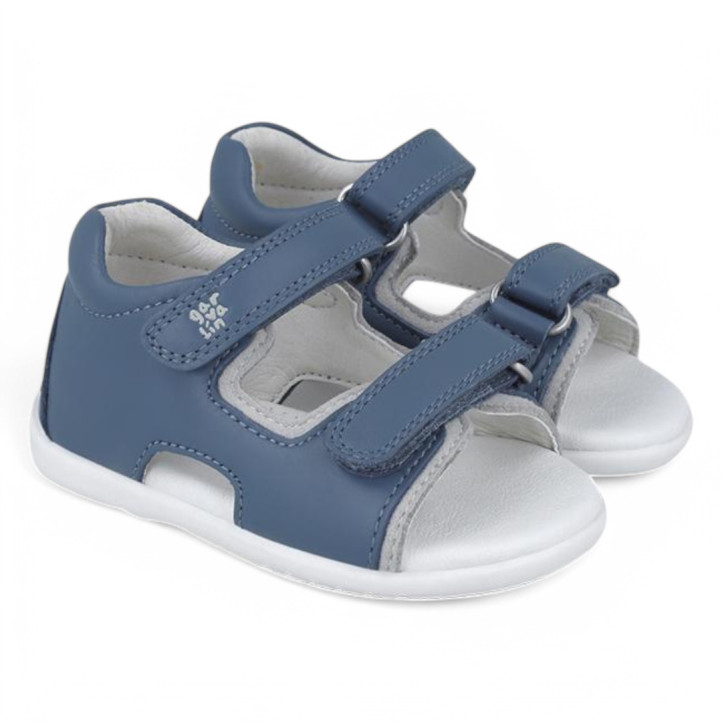 SANDALIAS GARVALIN DE NIñO AZUL 252313A - Querol online