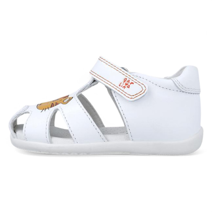 ZAPATOS GARVALIN DE NIñO BLANCO 252316B - Querol online