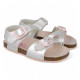 SANDALIAS GARVALIN DE NIñA PLATA 252467B - Querol online