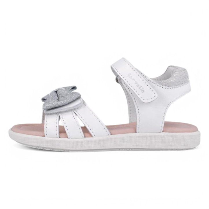 SANDALIAS GARVALIN DE NIñA BLANCO 252422B - Querol online